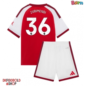 Arsenal Martin Zubimendi #36 Hjemmebanesæt Børn 2026-27 Kort ærmer (+ korte bukser)